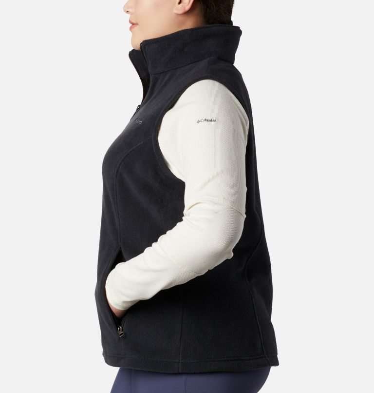 Women's Columbia Benton Springs Vest Black | Plus Size CA-R6145